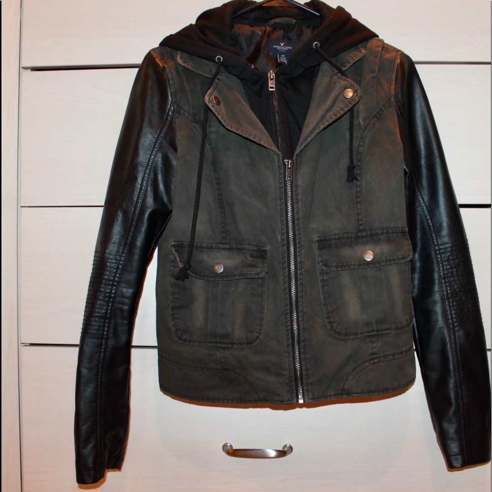 American Eagle Leather Jacket